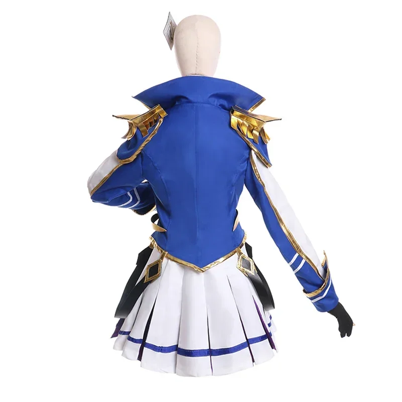 

Custom size LOL COS Battle Academia Caitlyn Cosplay Costume Dress Uniform Women Halloween Costumes Anime Clothes Game Outfits