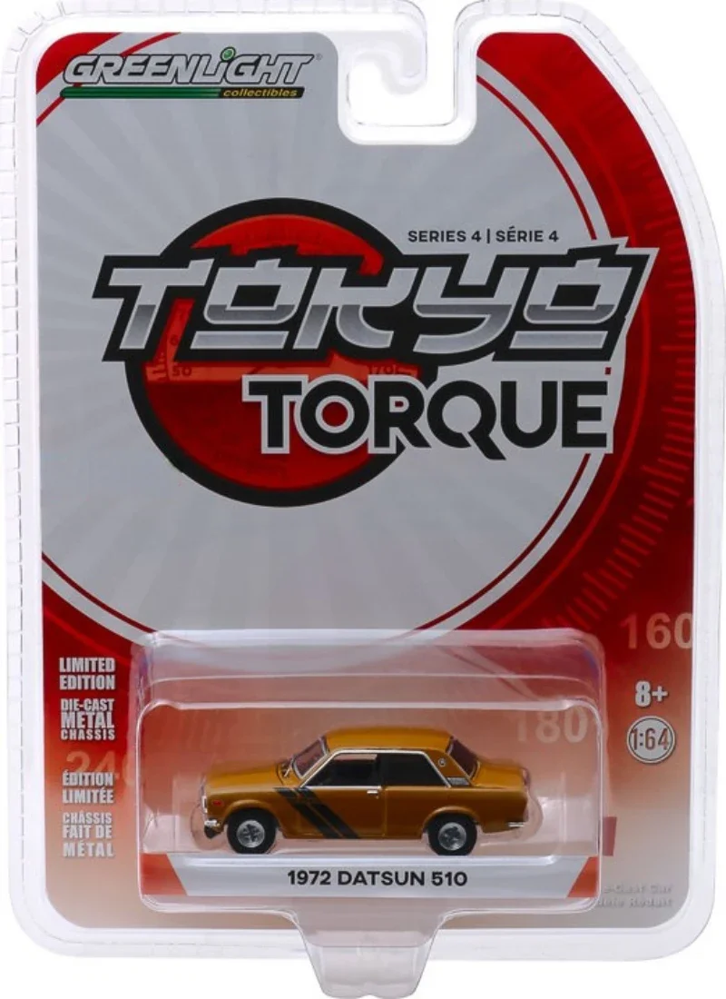 

Модель автомобиля Datsun 1972 из металлического сплава, 1:64, 510