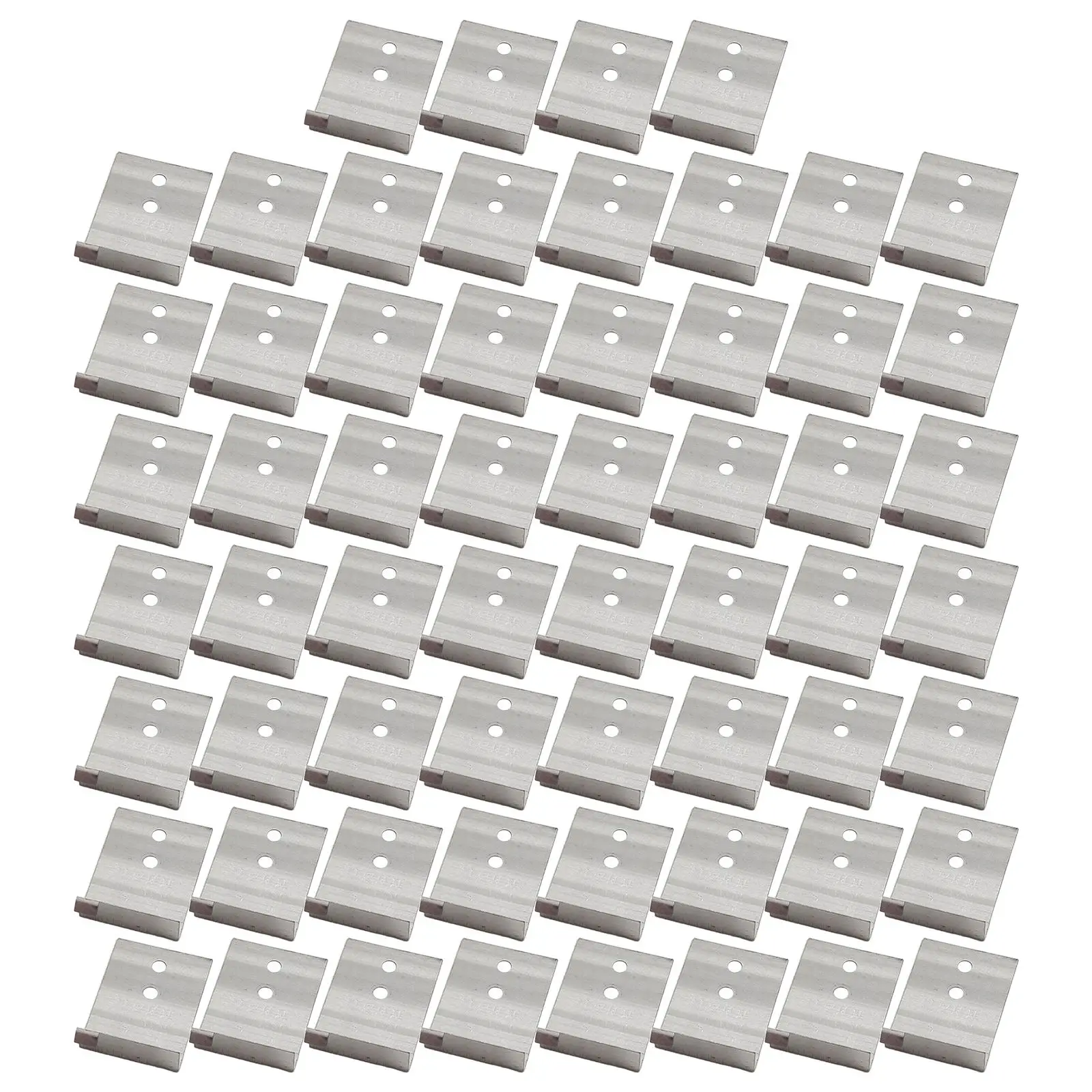 Corner Brackets Made of Iron 60PCS for Securing Wooden Door Frames and Panels in Carpentry and Repair Environments