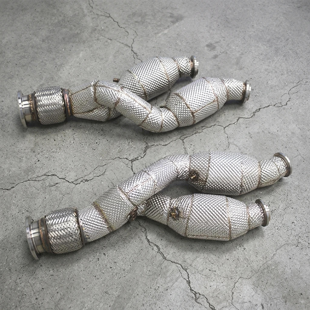 

High-Performance Stainless Steel Engine Exhaust Pipe, Compatible with Lamborghini Aventador LP700/LP740S/LP750SV 6.5L 2011-2018