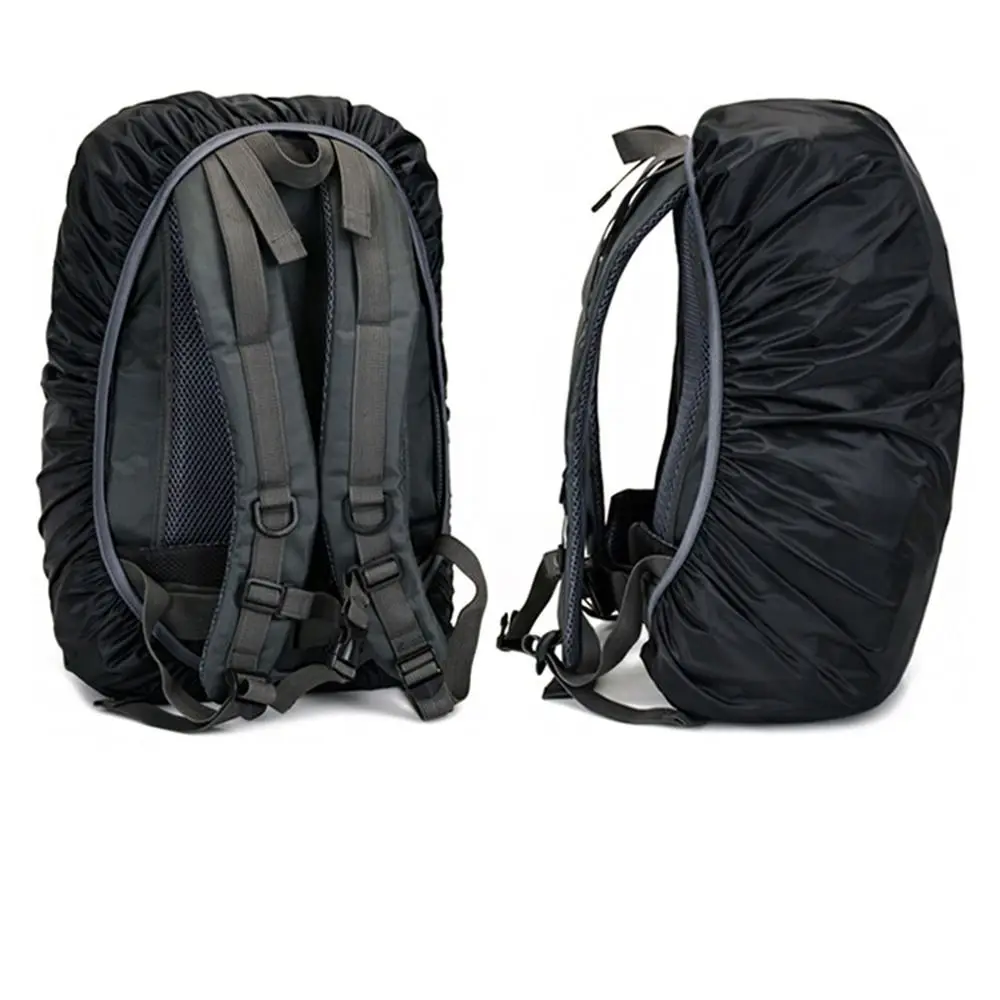 New Waterproof Backpack Rain Cover Adjustable Elastic Strap Dustproof Rain Cover Lightweight Backpack Cover Cycling