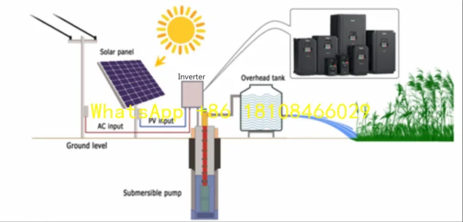 

Agricultural Irrigation Customizable Solar Water Pump Bluesun Solar Water Pump System for