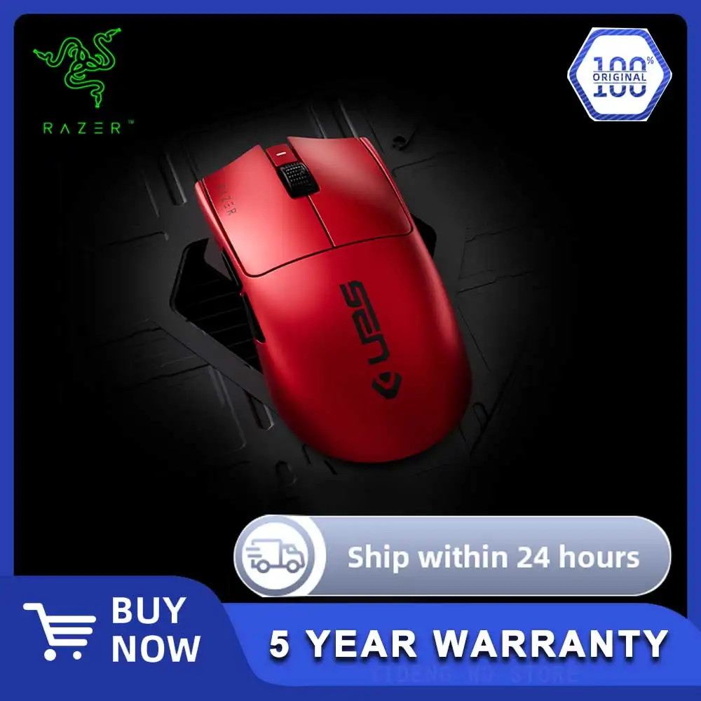 

NEW Razer Sentinels Edition Viper V3 Pro Ultra-lightweight Wireless Symmetrical Esports Mouse 35K Optical Sensor - 95 Hr Battery