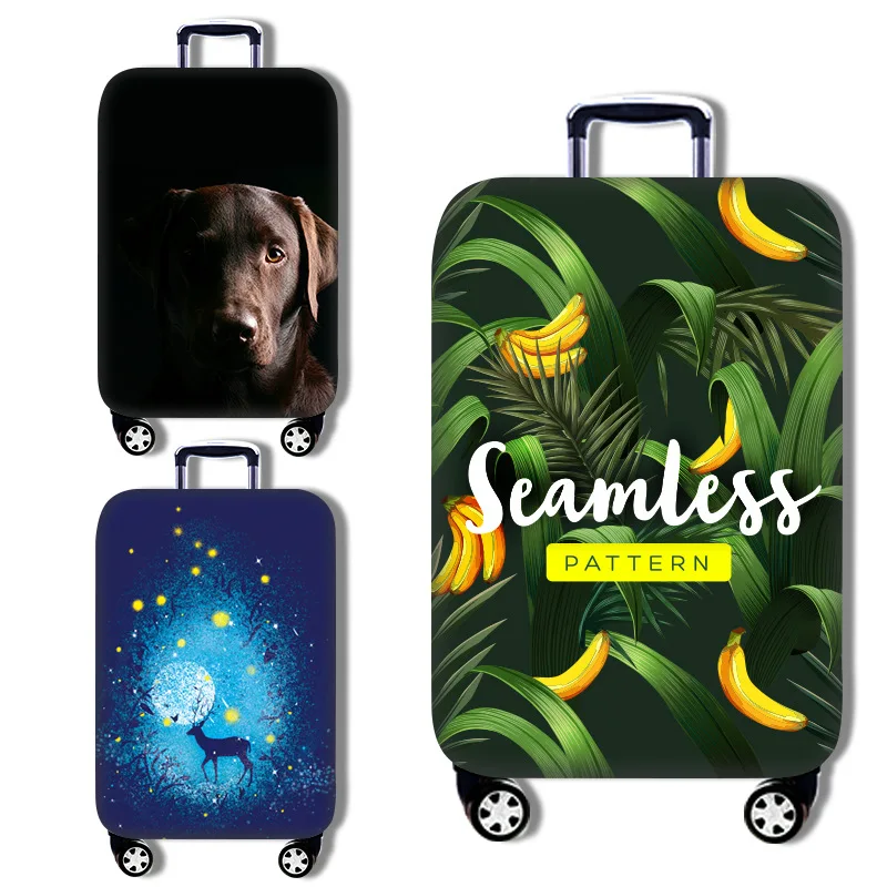 New Luggage Cover Travel Accessories Elastic Suitcase Trolly Protective Covers Dustproof And Wear-resistant Case Cover