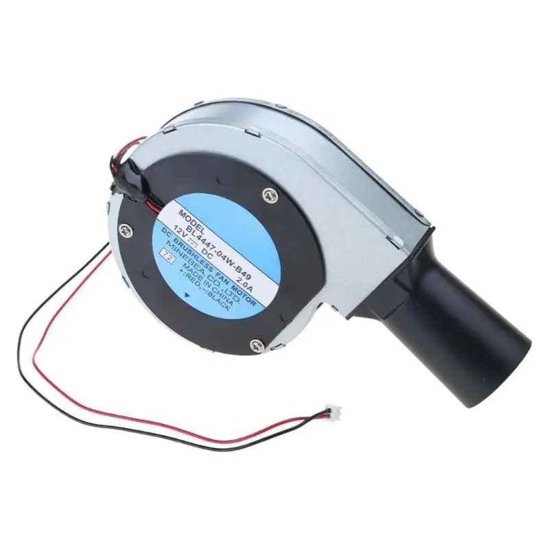 652F Outdoor BBQ Fan PWM Blower 11028 12V 2A 5000R Air with 35mm Air Tube for Green Egg Grills Charcoal- Starter Cooking