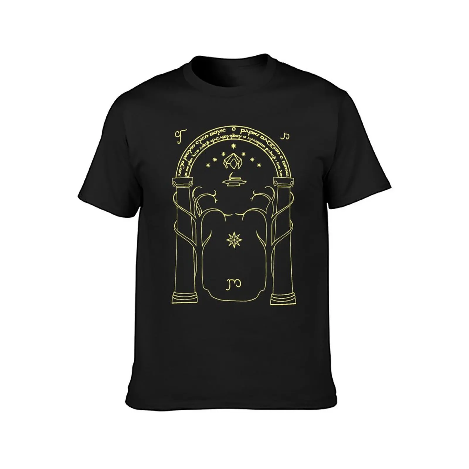 Doors of Durin (Gates to Moria) T-Shirt plain shirts graphic tees mens white t shirts