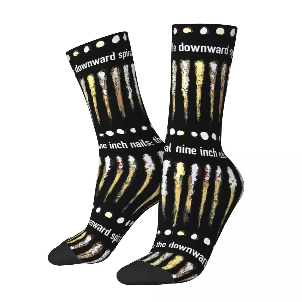 Nine Inch Nails Socks Merch For Men Women Rock Band NIN Flexible Socks Soft Birthday Present