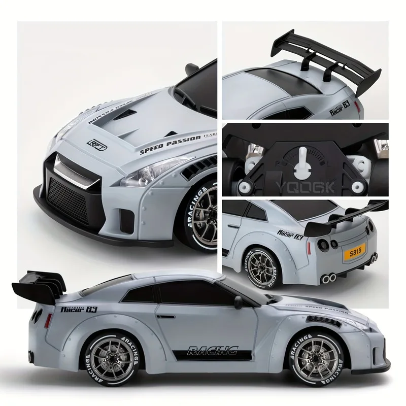 Beginner Rc 1: 24 Metal Remote Control Car, Half Proportional Throttle, Dual Battery Version, 4wd 20km/H 2.4g