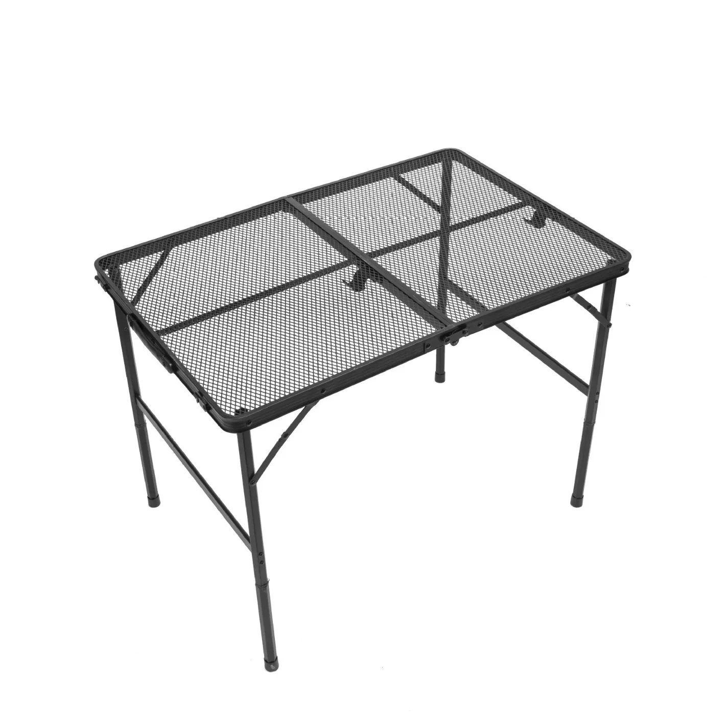 Durable Iron Outdoor Furniture Modern Design Foldable Rectangle Table 6090 Lightweight Commercial Bonfire Barbecue Picnic
