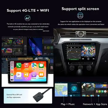 Autorádio s Androidem 15 pro Peugeot 206 T13 T16 T12 1998-2012, GPS, multimediální přehrávač, navigace, bezdrátový CarPlay, hlavní jednotka, 360° kamera, BT 8 nejlepší prodej Multimédia Peugeot 206 Plus - №8