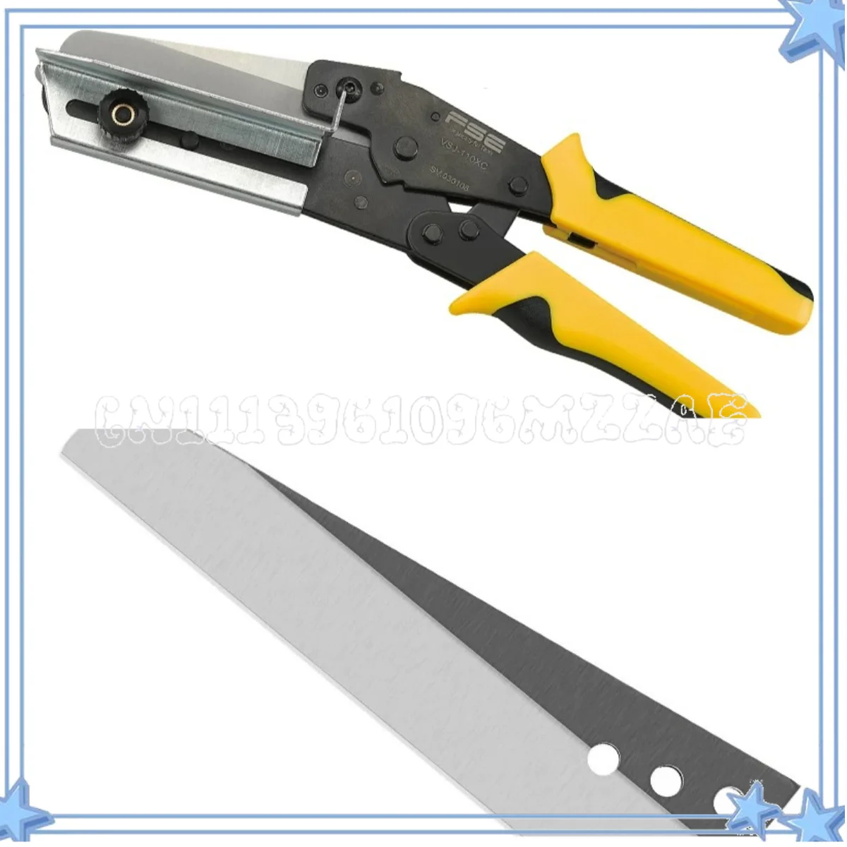 PVC Wire Slot Scissors VSJ-110XC Electrical Assembly Adjustable Professional Cutting Angle Is 45-90 °