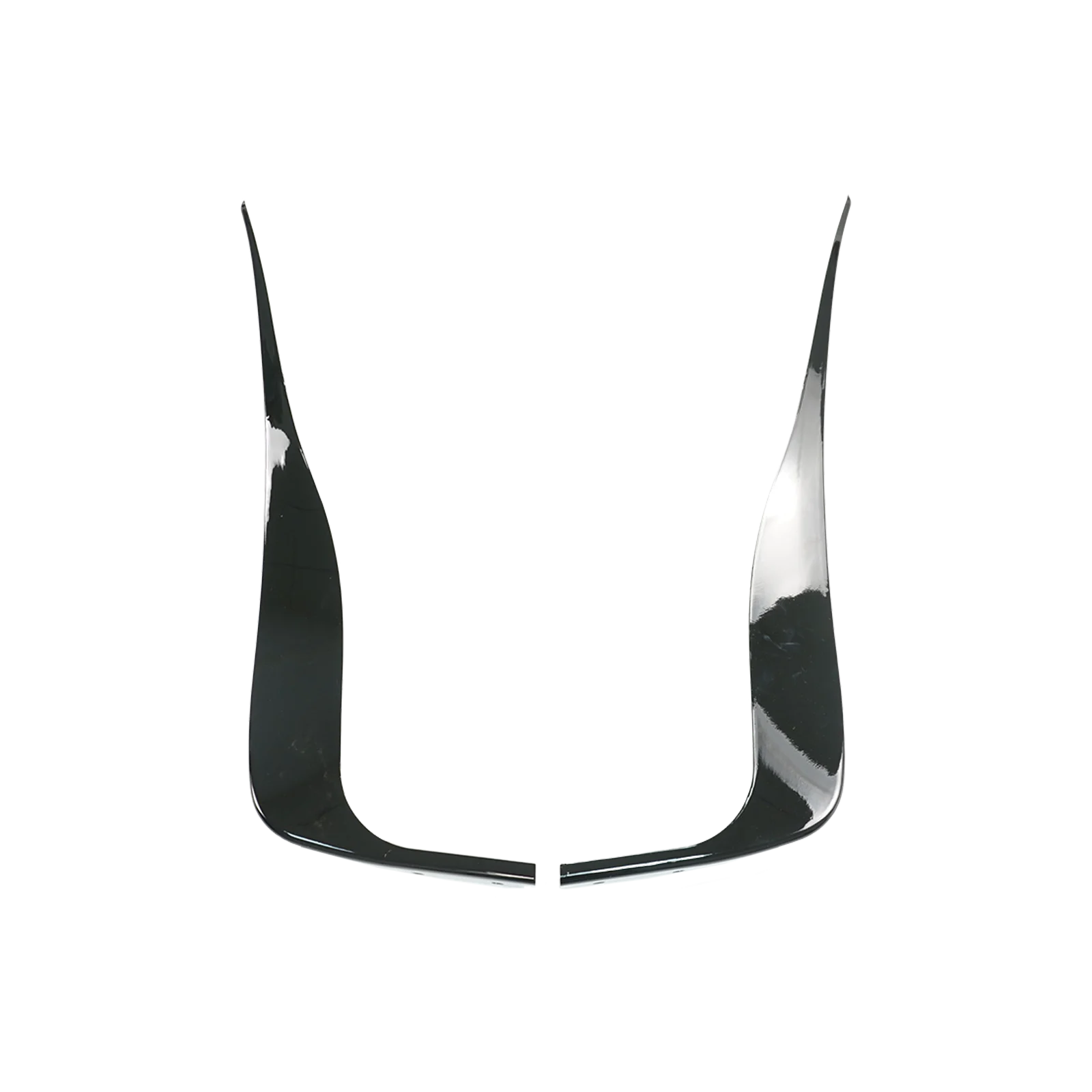 ل كورفيت C6 2005-2013 Z06 ZR1 واقيات الرذاذ الخلفي زوج لامع من ألياف الكربون الأسود طباعة اللوحات الطينية طقم الجسم البلاستيك