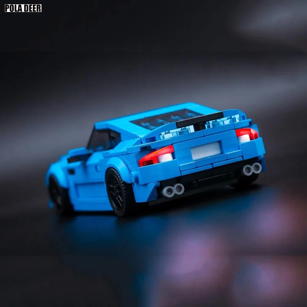 Poladeer MOC 391PCS XKR-S Auto da corsa Design creativo Assemblaggio personalizzato Puzzle Modello Building Blocks Ragazzo Giocattoli Vacanza Regalo di compleanno