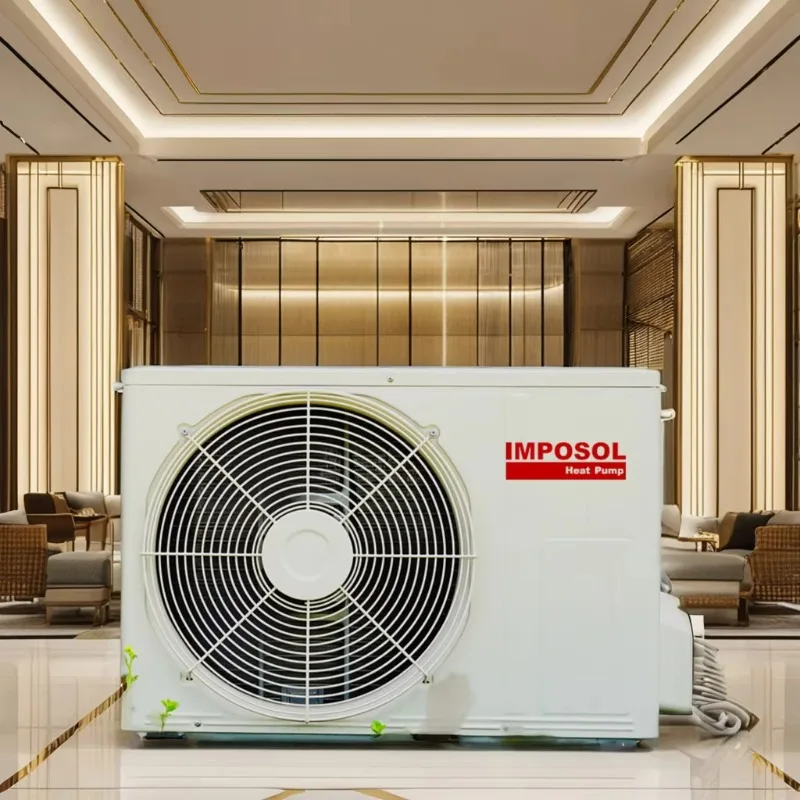 

IMPOSOL R32 Air Source Heat Pump with Full DC Inverter Compressor and Fan Motor Domestic Heating and Cooling Solution