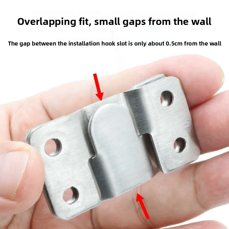 أرفف جدار طاولة قابلة للطي رفوف جدارية عائمة من الفولاذ المقاوم للصدأ مشبك معلق فلوش جبل شماعات الأثاث التعشيق قوس