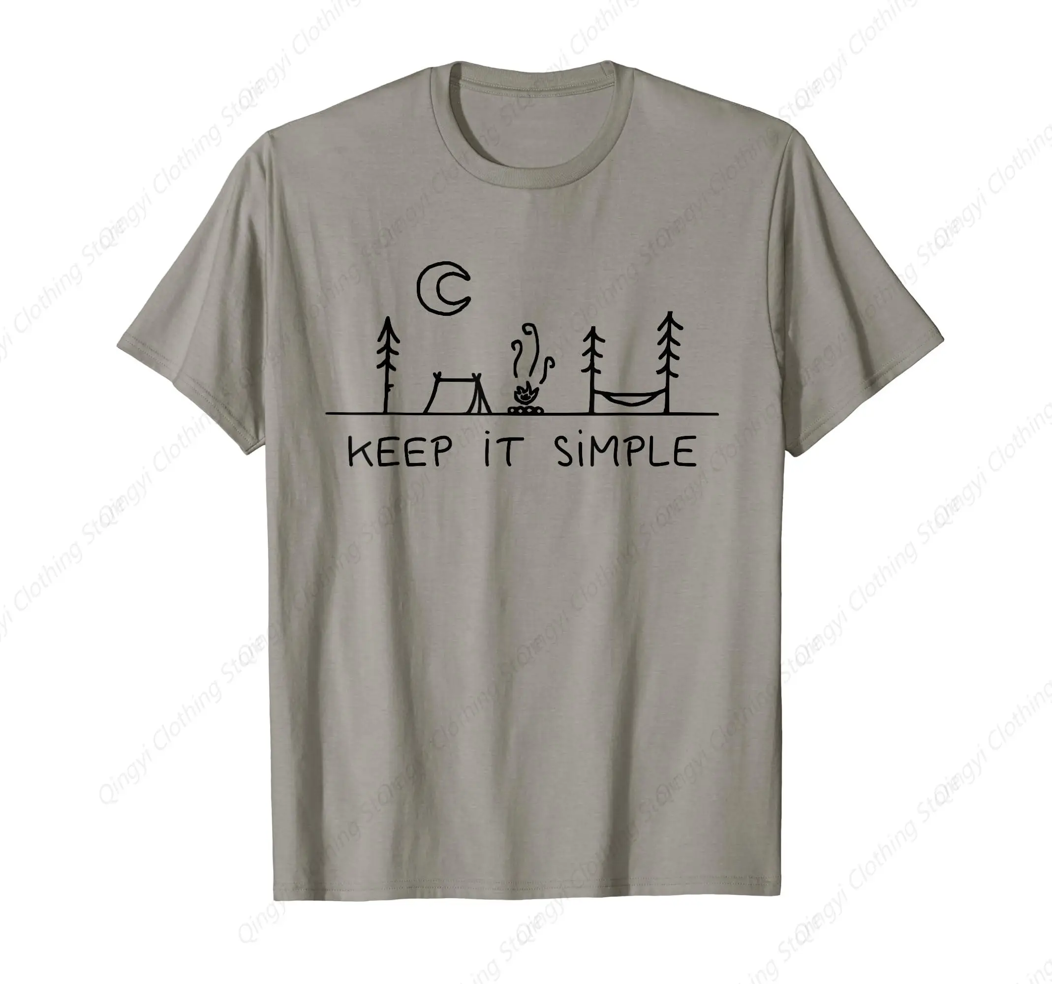 

Keep It Simple Hike Camping T-Shirt