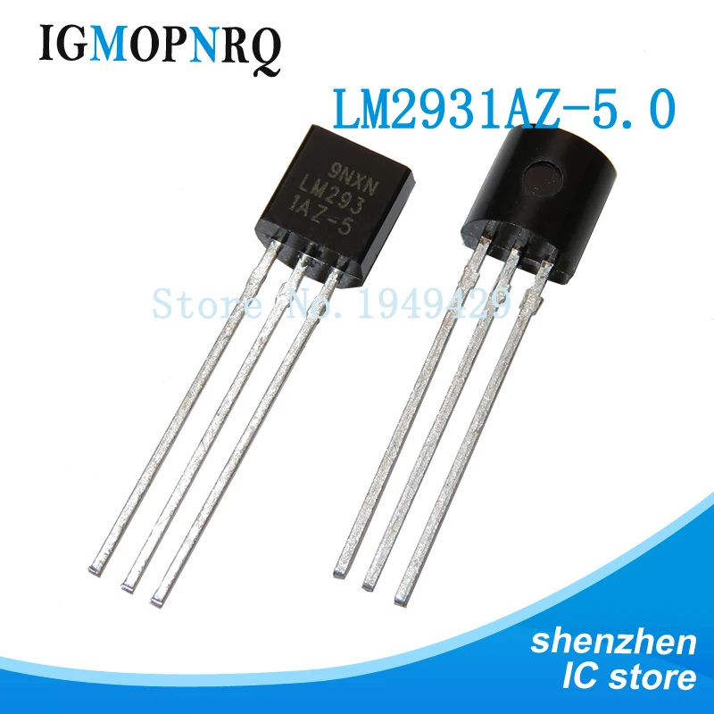 10 Stück LM2931Z-5.0 TO-92 LM2936-5.0 LM2931AZ-5.0 5V TO92 Transistor