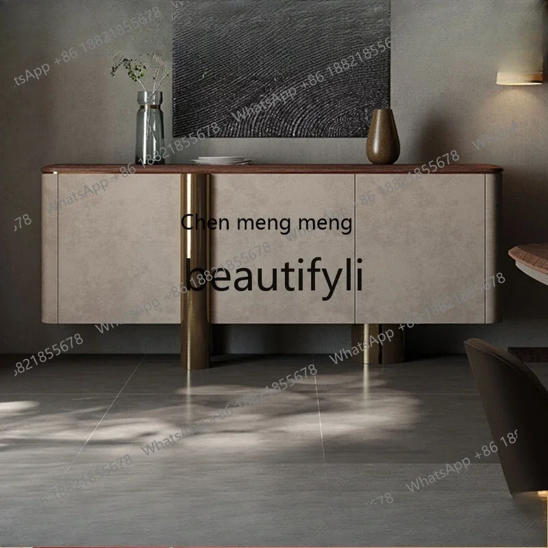 

G Modern, solid wood dining side, villa whole house, living room series North American walnut dining side cabinet