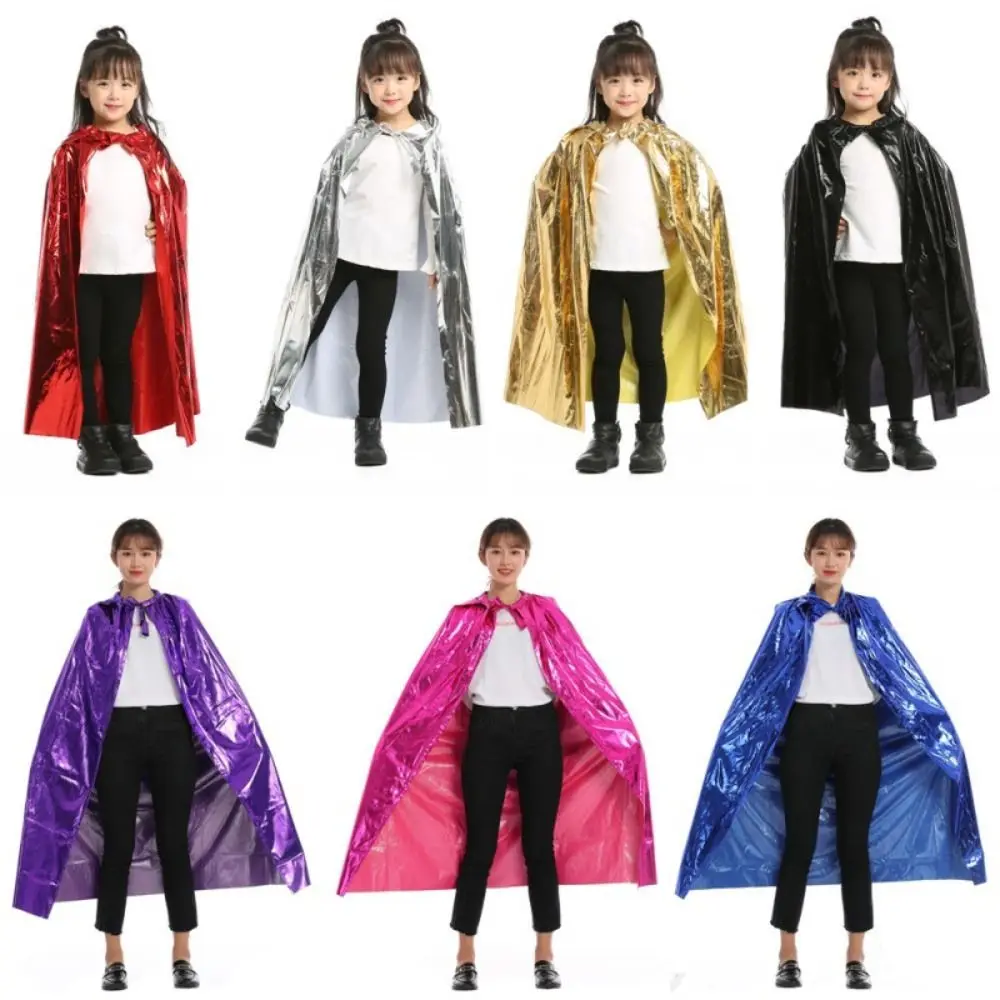 Multipurpose Grim Reaper Cloak Coat Bright Color Witches Robes Costume Cosplay Props Nightclub Bar Dress Halloween Cosplay Cape