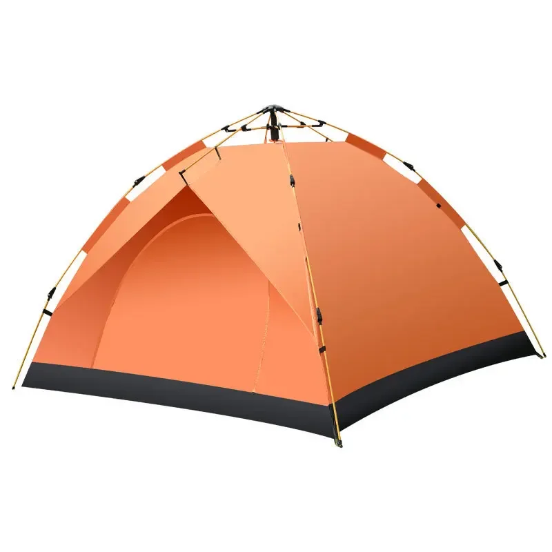 Beach 3-4 Person Tourism Double-layer Fully Automatic Tent Camping Complete Set of Equipment Outdoor Two Person Camping Tent