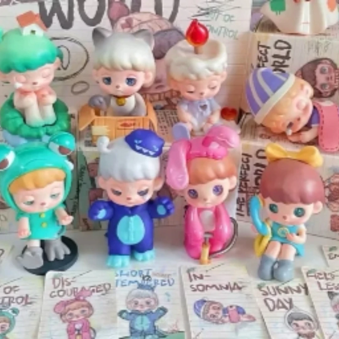 

Tnt Anmoo The Imperfect World Serie Blind Box Collectible Toy For Girl As A Gift Trend Toy Pastel-Colored Well-Crafted Endearing