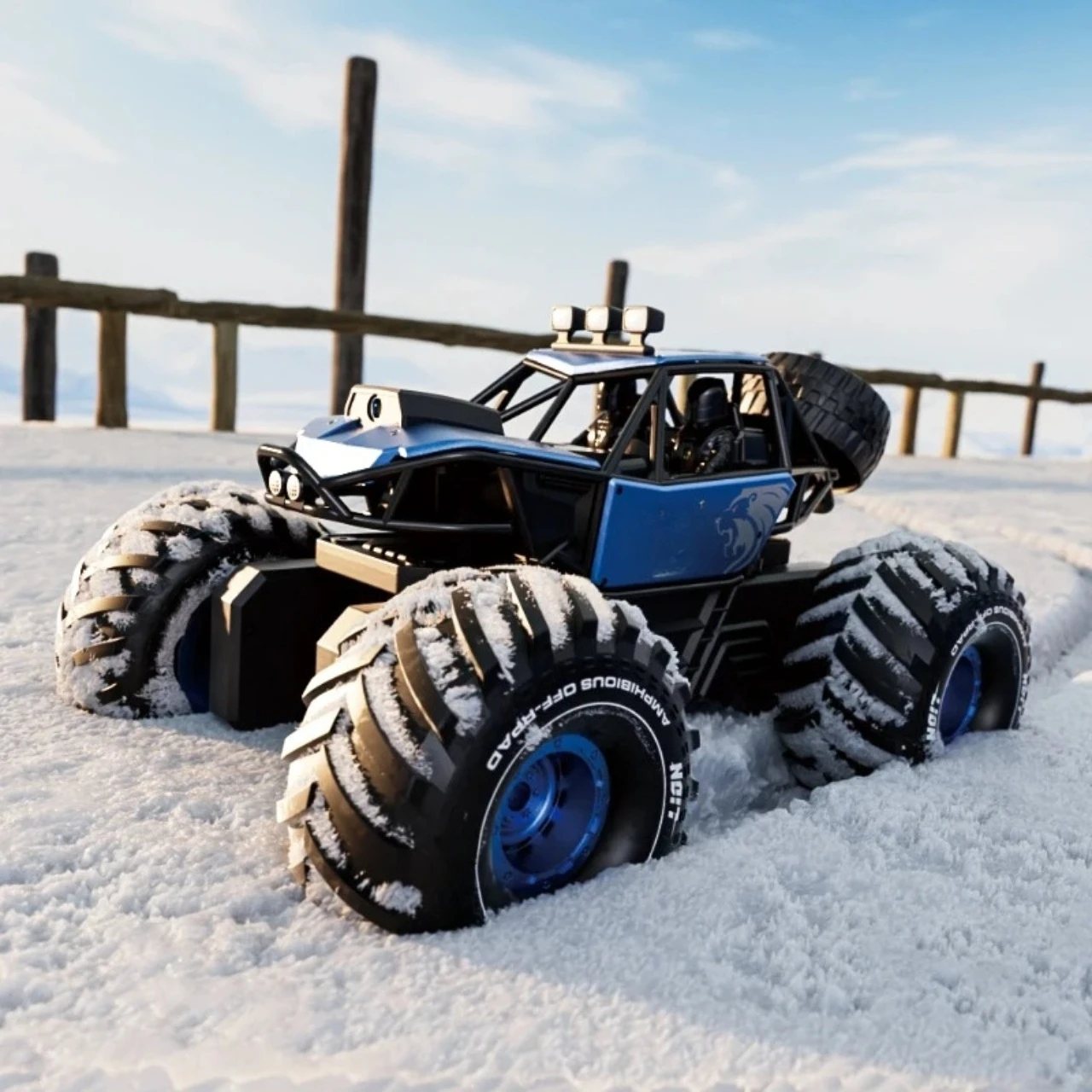 The new remote control vehicle Y10,with radio frequency of 2.4G and waterproof amphibious stunt vehicle feature,Gift ornaments.