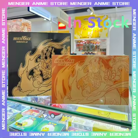 100% Original Pokemon PTCG Simplified Chinese Charizard VMAX Battle Box Collectible Gift Box Trading Cards Toys Gifts In Stock