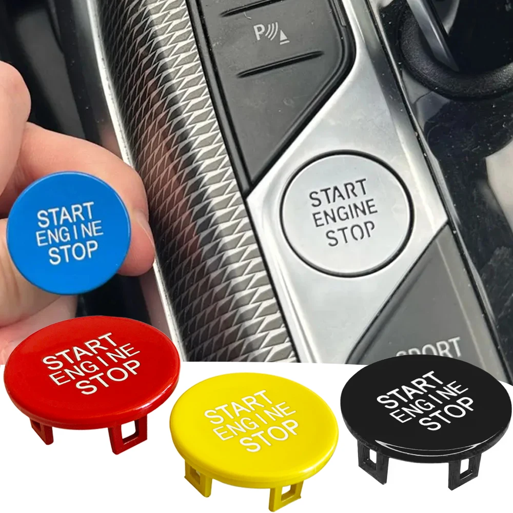 Auto START STOP Motor Taste Abdeckung Schlüssel Schalter Ersatz Fit Für BMW 1 2 3 4 8X5X6X7 Z4 Serie F40 F44 G20 G22 G14 G05 G06
