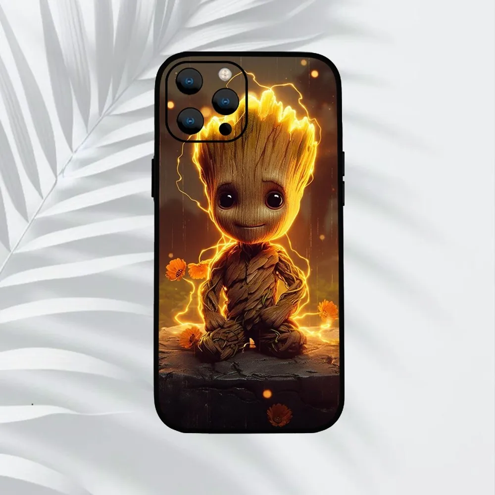 Disney Marvel Guardians GrootS  Phone Case For iPhone Mini 11 12 13 14 15 Pro XS Max X Plus SE XR Shell