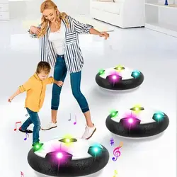 Futebol interativo flutuante LED infantil, brinquedos esportivos elétricos para interiores, brinquedos interativos pai-filho, criativo