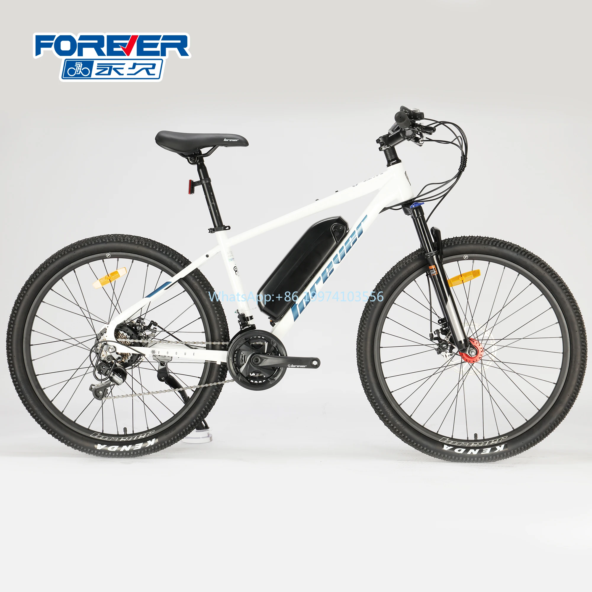 lithium power electric bicycle male and female students double disc brake portable power mountain bike long endurance