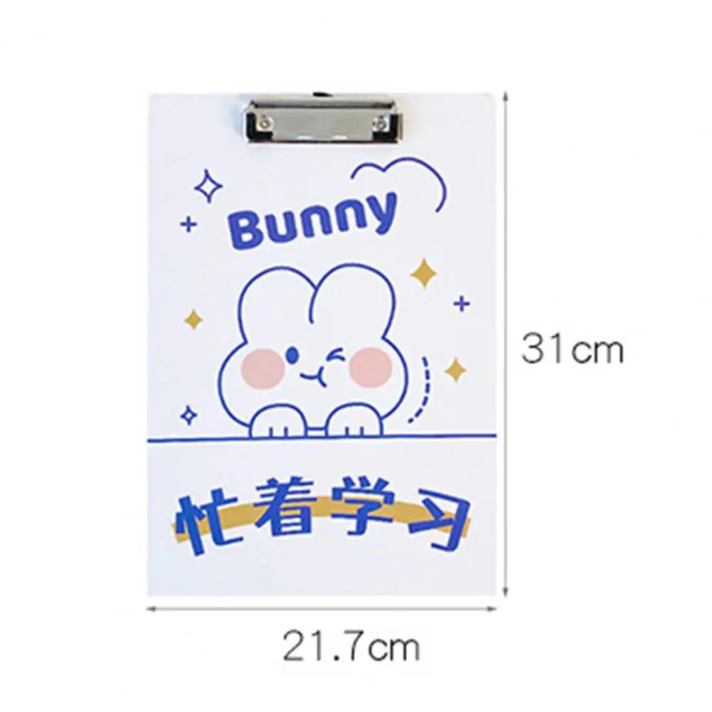 Paperboard Clip Multifunctional Test Paper Clipboard Cute A4 Cartoon File Memo Test Paper Clipboard Student Document Board Clip