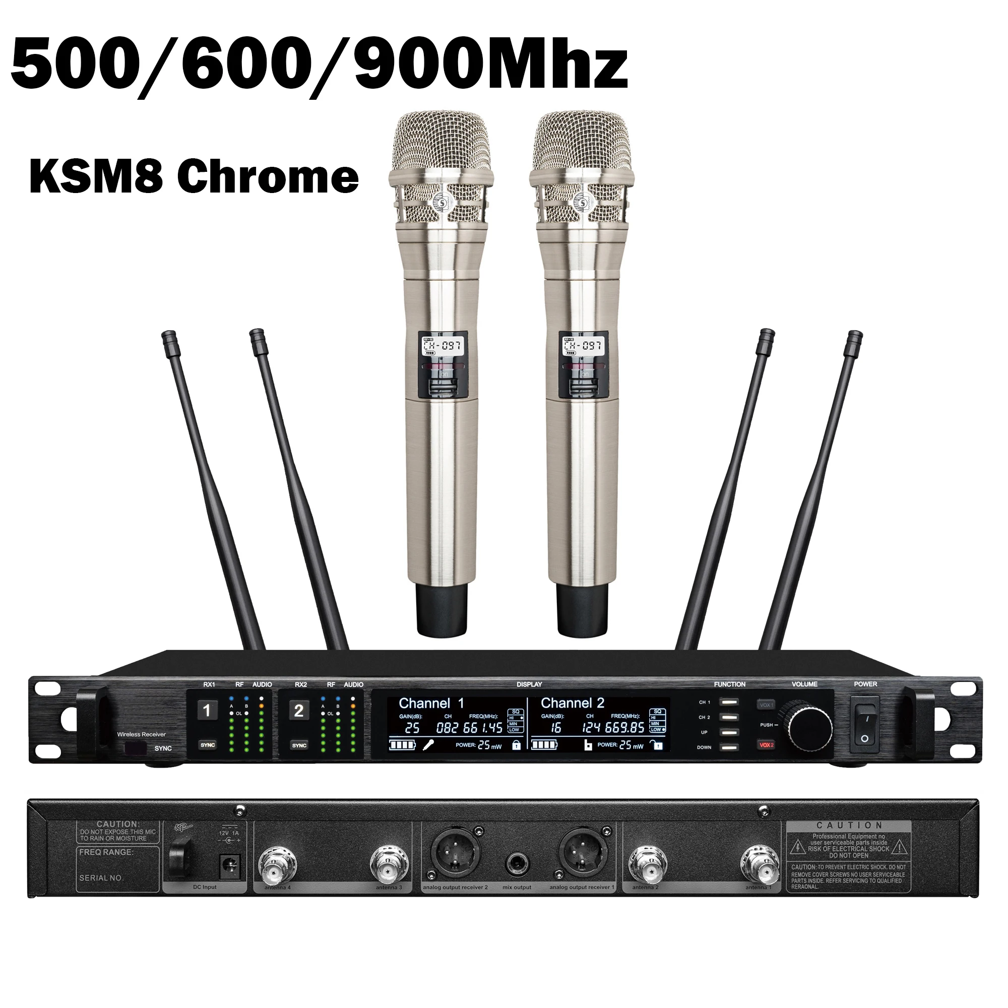 Leicozic SM BETA58 500 600 900 Mhz AD4D KSM11 Dynamische draadloze microfoon Professionele hoofddeksels Microfono voor podiumgebruik / thuis