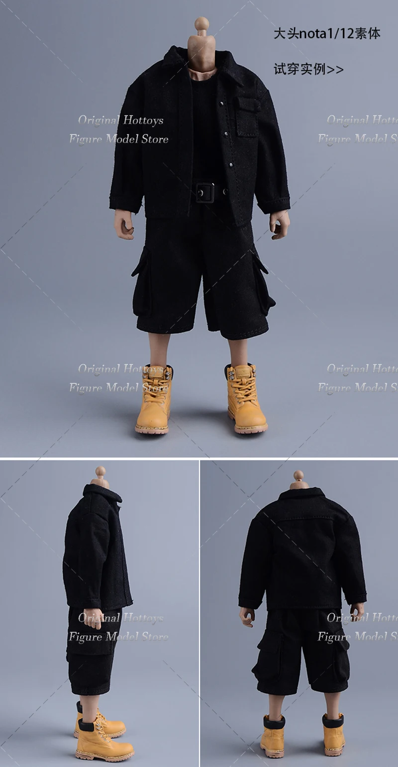 4 Styles 1/12 Scale Male Soldier Clothes Accessory Mountaineering Boots Sport Shoes For 6-inches Action Figure Model Doll