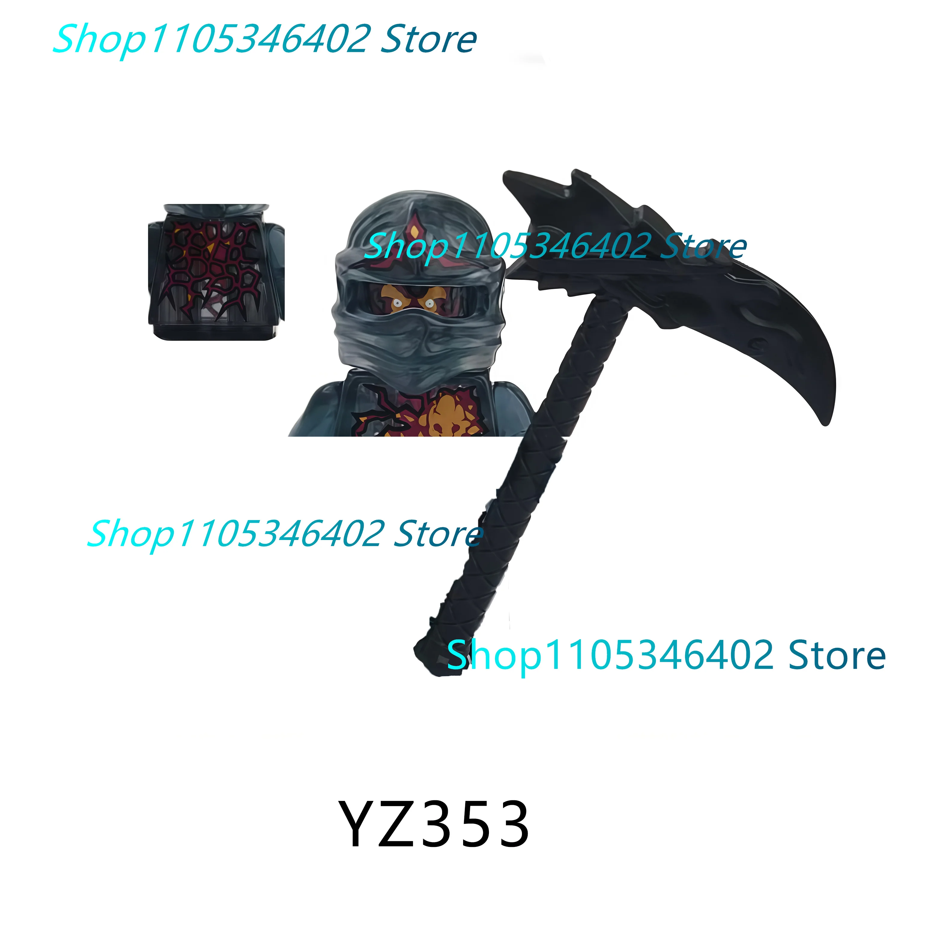 New Anime Cartoon TV Ninja Toy Dragons Lloyd Jay Kai Zane Nya Cole Bricks Building Blocks DIY Gifts view 4