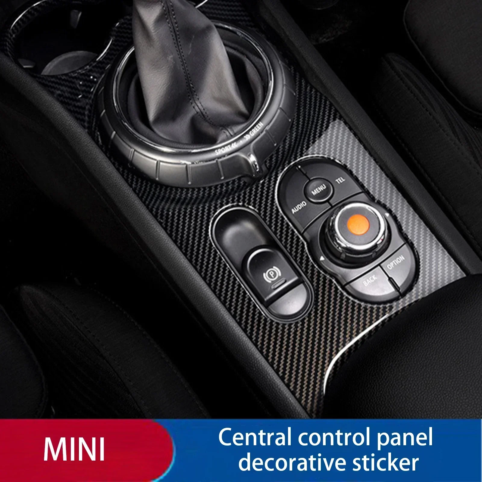 

Car Central Control Panel Cover Gear Shift Box Trim Styling Sticker Accessories For MINI Cooper F54 CLUBMAN F60 15-20 Conutryman