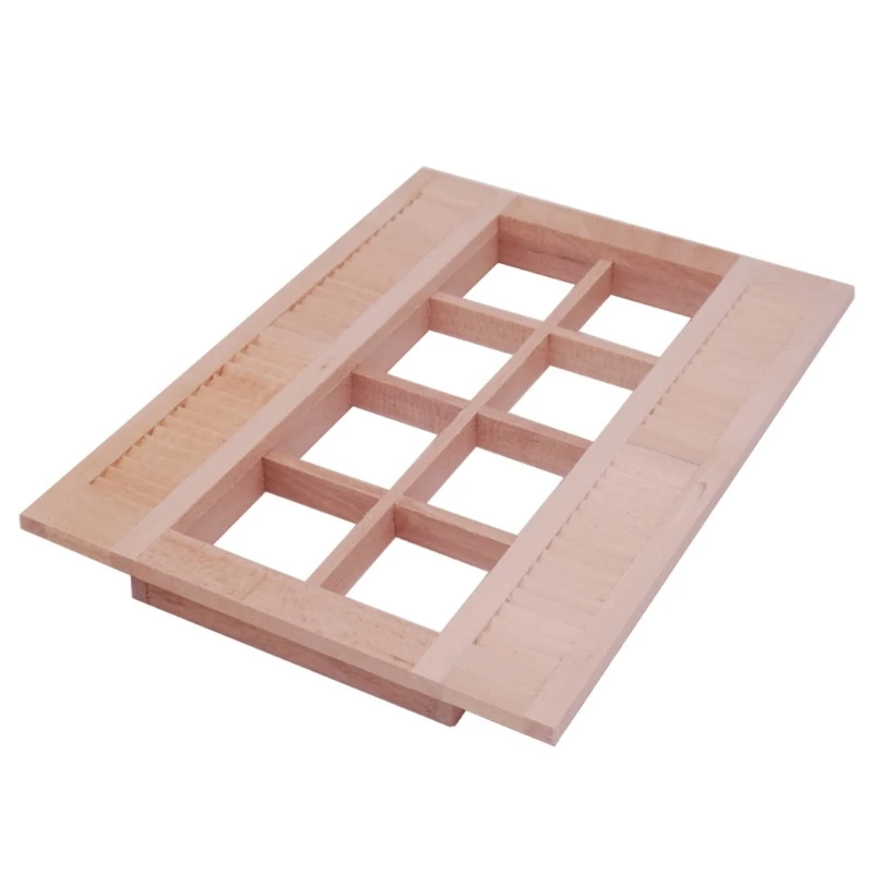 

Realistic Miniature Wooden Shutter Blinds For Dollhouses Craft Model Project 1/12 Scale Model Scene Display Accessories 15UB