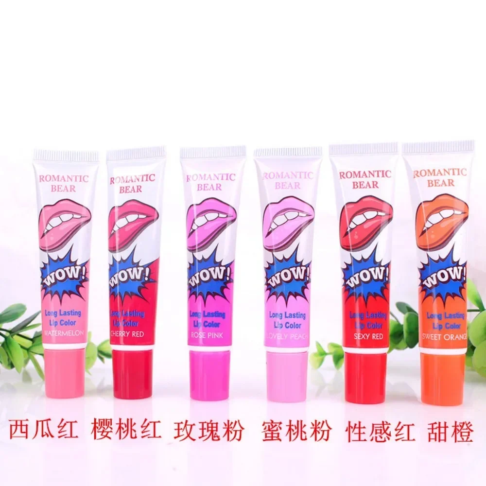 Heallor Waterproof Long Lasting Tear Lipstick Lip Gloss Amazing Peel Off Liquid Lipstick Women Sexy Makeup Tear Pull Lips Mask C