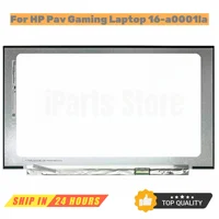 Pantalla de repuesto iParts para portátil HP Pav Gaming 16-a0001la 16-A0045NR M02080-001 Panel de pantalla LCD de 16,1 pulgadas piezas OEM