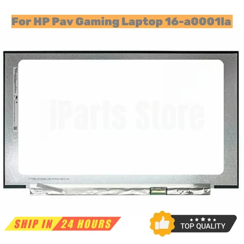 Imagen 1 del producto Pantalla de repuesto iParts para portátil HP Pav Gaming 16-a0001la 16-A0045NR M02080-001 Panel de pantalla LCD de 16,1 pulgadas piezas OEM