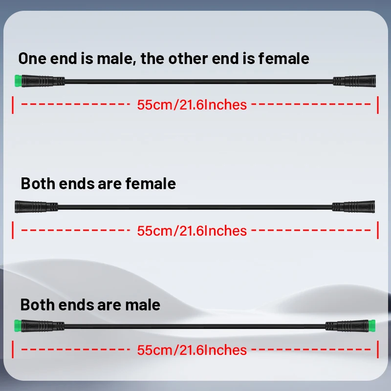 5Pin تمديد كابل لعرض UART EBike ذكر/موصل سالب Ebike كابل لعرض Bafang دراجة كهربائية الملحقات