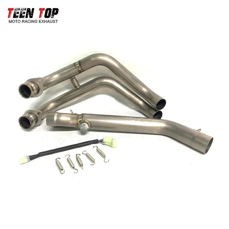 FOR YAMAHA TENERE 700 Motorcycle Exhaust Header Pipe Tenere 700 Motorcycle Exhaust System T700 T7 Exhaust Middle Link Pipe 51mm