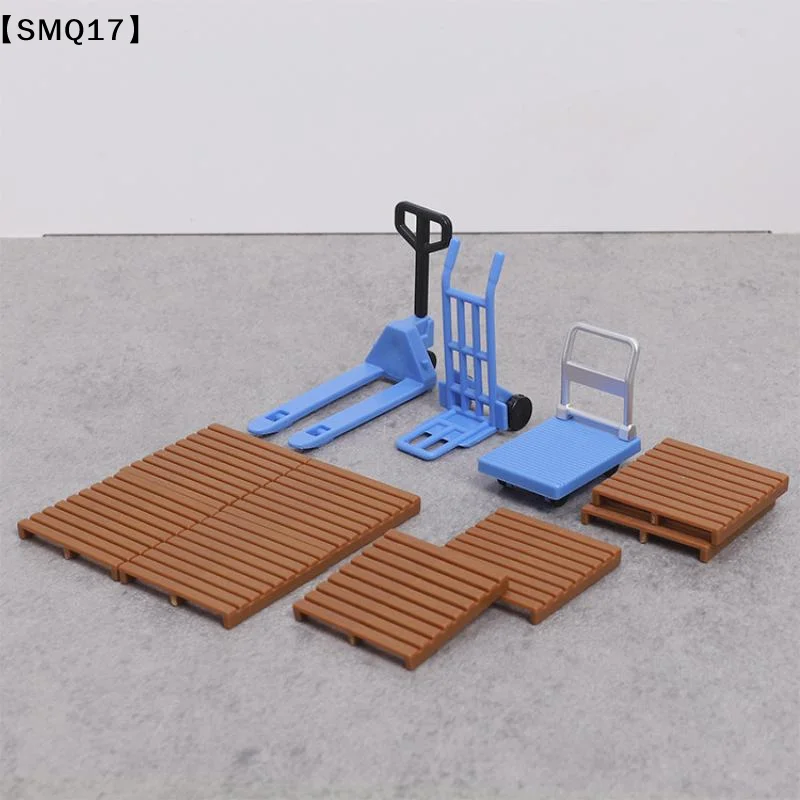 11Pcs Small Hand Cart Replica Scaled Props Miniature Simulation Tool Kit For Model Exhibits Terrarium Diorama Decoration【SMQ】