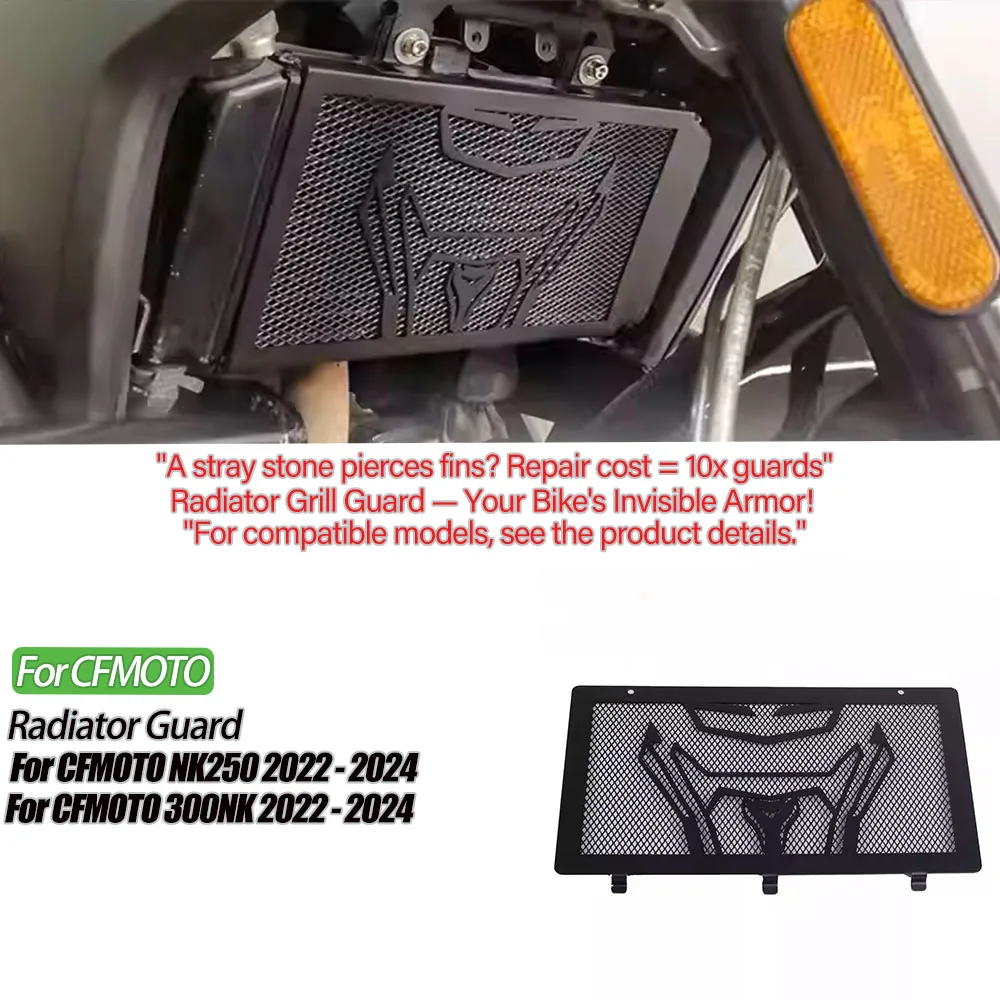 

For CFMOTO Motorcycle Radiator Guard Protector Grille Protection Cover CF 250NK 300NK NK250 NK300 NK 250 300 NK 2022 2023 2024