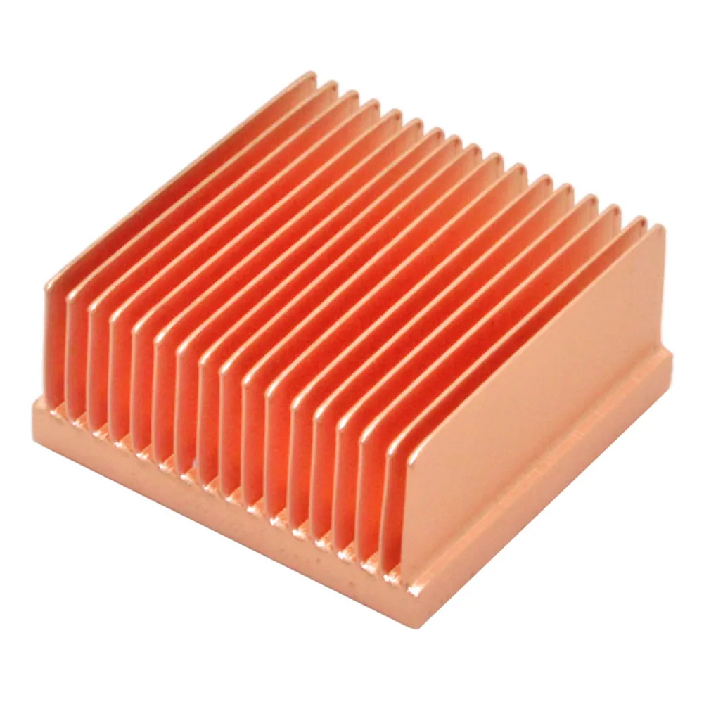 25x25x11mm Pure Copper Heatsink mini Heat Sink Radiator for Raspberry pi Chip MOS IC 3D printer Electronic Cooling Cooler