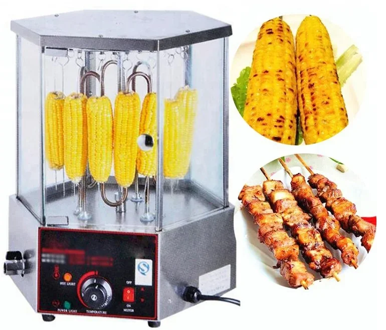 Corn roasting machine/ Grilled corn machine /Revolve type roasts corn machine