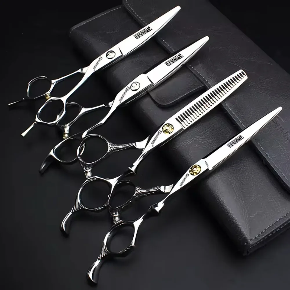 SHARONDS 6 Inch Hairdressing Professional Scissors Hairdresser Dedicated Clippers Specialized Barber Thinning Hair Scissors