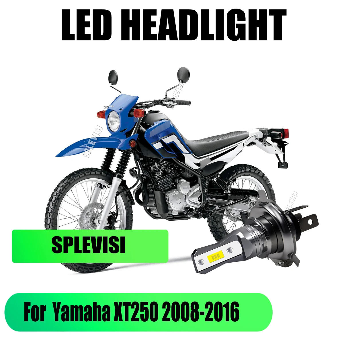 

H4 Motorcycle LED Headlight Bulb 12V lampadina led moto For Yamaha XT250 2008 2009 2010 2011 2012 2013 2014 2015 2016