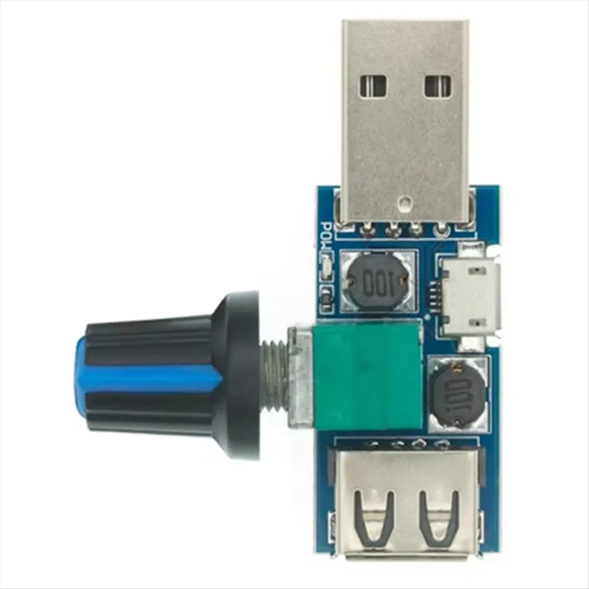 Top Sale USB Fan Governor Wind Speed Controller Air Volume Regulator Cooling Mute Multi Function Fan Speed Switch Module DC 5V