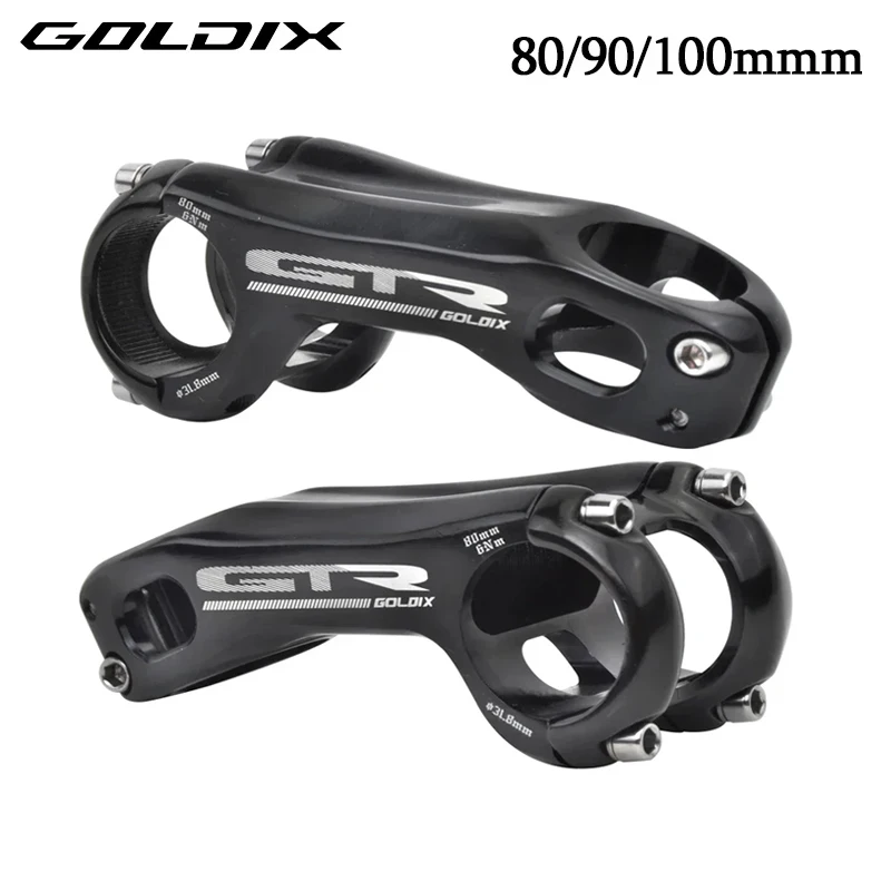 

Велосипедный вынос GOLDIX -17 градусов, 80/90/100 мм, 3D, из кованого алюминиевого сплава, для горного велосипеда, под руль 31.8 мм, велозапчасти